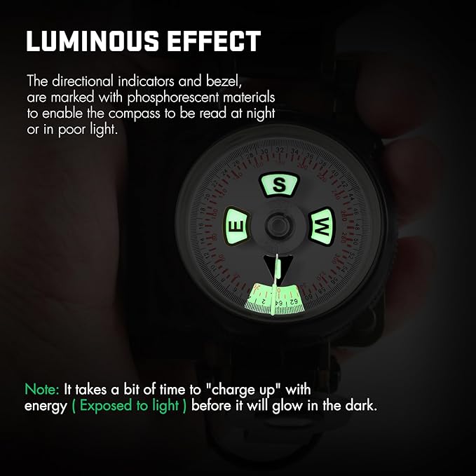 Eyeskey Multifunctional Military Sighting Navigation Compass - Image 2