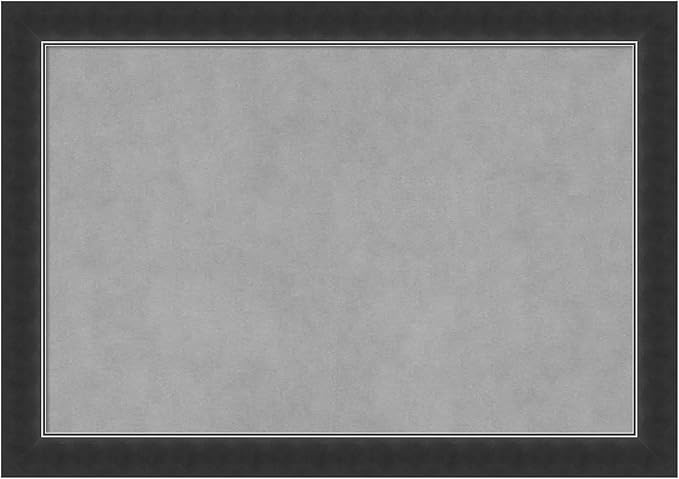 Amanti Art Black Framed Magnetic Board 19x27 Medium Vision Board by AmantiArt