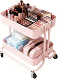 LIWNYRK 2 Tier Rolling Cart by LIWNYRK