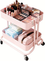 LIWNYRK 2 Tier Rolling Cart by LIWNYRK