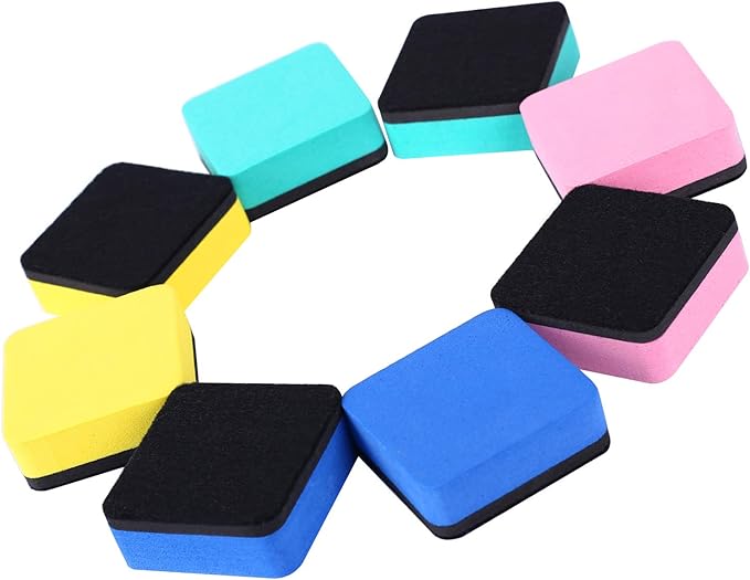 Dry Erase Erasers, 48 Pack Magnetic Whiteboard Eraser Chalkboard Eraser Dry - Image 3