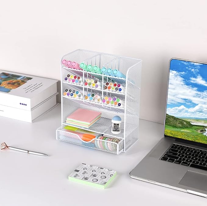 Spacrea Pen Holder Desk Organizer - Image 7