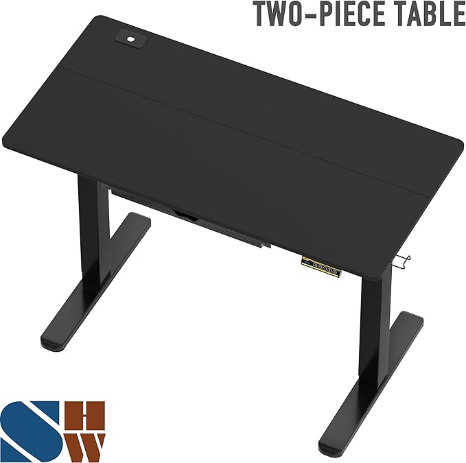 SHW 48-Inch Electric Height Adjustable Standing Desk - Image 9