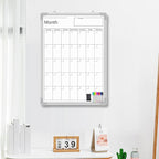 Lincia 24" x 18" Magnetic Vertical Monthly Dry Erase Calendar - Image 3