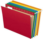 Pendaflex Expanding File Pockets Letter Size 10pk + Hanging Folders Letter Size 25pk - 5.25" Expansion, Reinforced, Assorted Colors