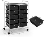 GLACER 10 Drawer Rolling Cart, Storage Cart - Image 3
