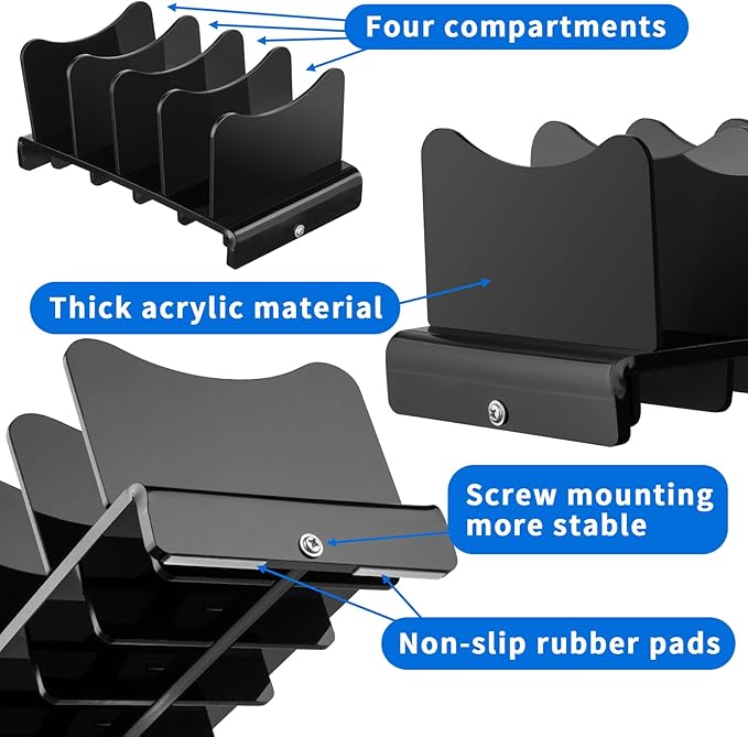 CaSZLUTION Acrylic Multi Device Organizer Stand Base - Image 6