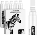 BIGTHUMB White Poster Markers Jumbo Paint Pen: 5 pcs 15mm Wide Tip Thick by BIGTHUMB