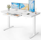 Marsail Glass Standing Desk
