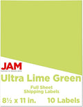JAM PAPER Full Sheet Shipping Labels by JAMPaper