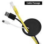 QWORK Desk Grommet –100 Pack 2 in Cable Gromme, Plastic Desk Cable Hole Cover - Image 6