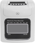 Blisiour Calculating Time Clock, Employees Time Clocks Auto-Align Time Clock - Image 4
