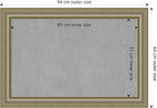 Amanti Art Silver Framed Magnetic Board 25x37 Large Vision Board - Image 4