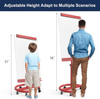 TSJ OFFICE Rolling Whiteboard Standing - Image 3