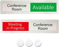Available or Meeting in Progress Privacy Sign, Vacant Occupied Sign by LoYinLo