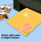 Cardstock 8.5 x 11, Thick Printer Paper 75 lb/200 gsm, 40 Sheets Card Stock - Image 5