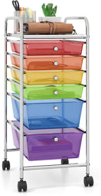 Giantex 6 Storage Drawer Cart Rolling Organizer Cart by Giantex