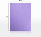LUXPaper 8.5" x 11" Cardstock | Letter Size | Amethyst Metallic | 105lb. Cover - Image 2