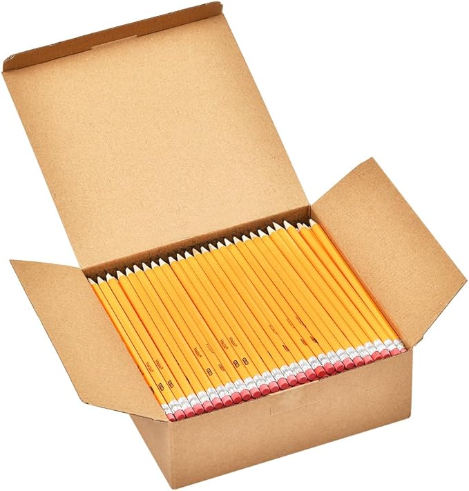 Madisi Wood-Cased #2 HB Pencils, Pre-sharpened, Bulk Pack, 240 pencils by Madisi