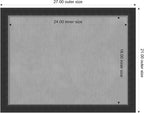 Amanti Art Black Framed Magnetic Board 21x27 Medium Vision Board - Image 4