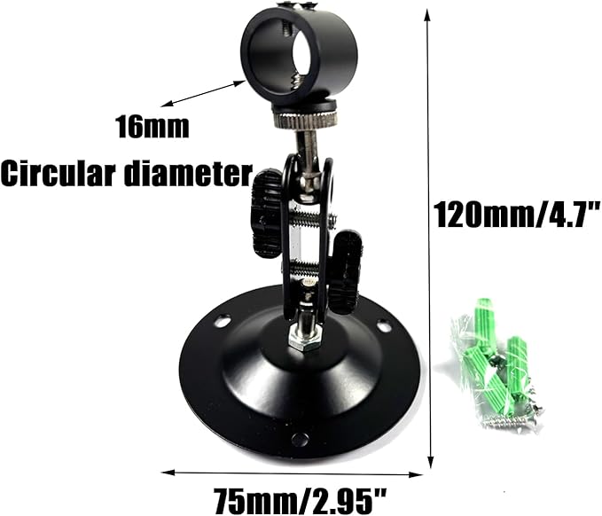 Laser Module Bracket 360-Degree Adjustable Positioning Bracket 16mm - Image 2