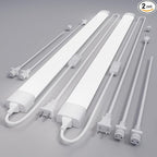 Modlicht Plug in Light Fixtures 2FT 2PCS Linkable 5000K LED Shop Light by Modlicht