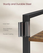 VASAGLE 4-Tier Tall Bookshelf, Large Bookcase - Image 6