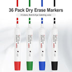 Comix Dry Erase Markers, Chisel Tip Whiteboard Markers, School Supplies - Image 2