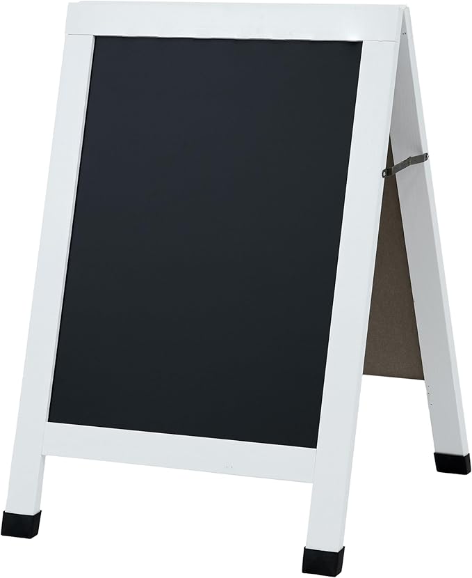 Sunnydaze Magnetic A-Frame Chalkboard Sign - Image 7