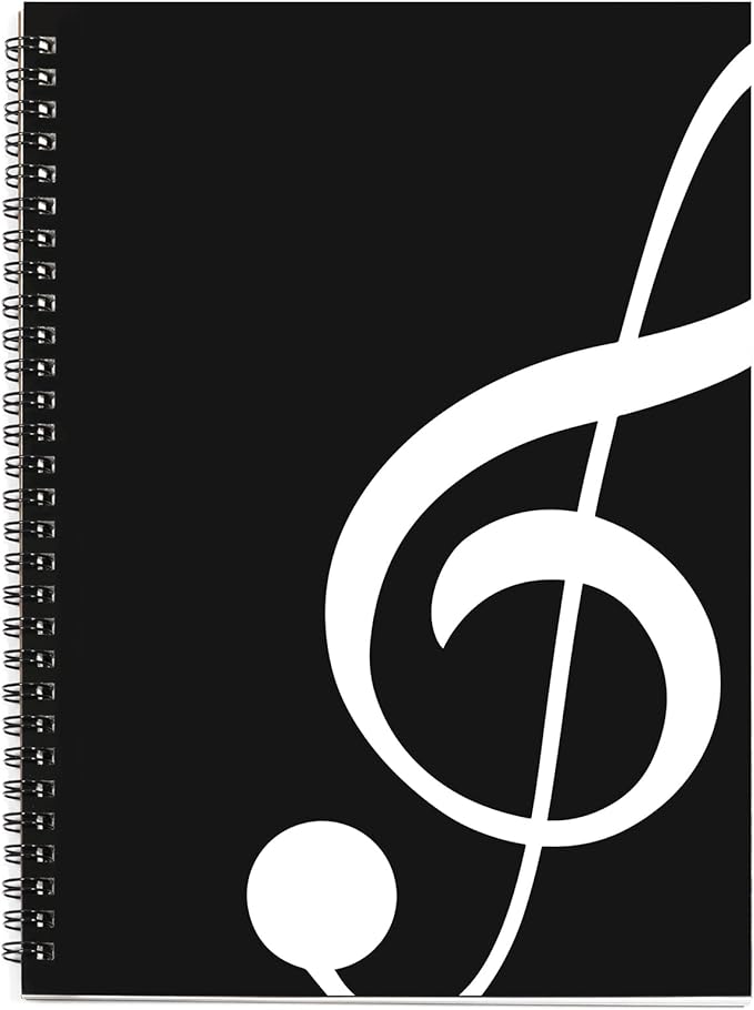 MAXCURY Blank Sheet Music Composition Manuscript Staff Paper Art Music Notebook by MAXCURY