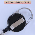 Personalized Retractable ID Badge Holder Clip, Customized Badge Reel - Image 3