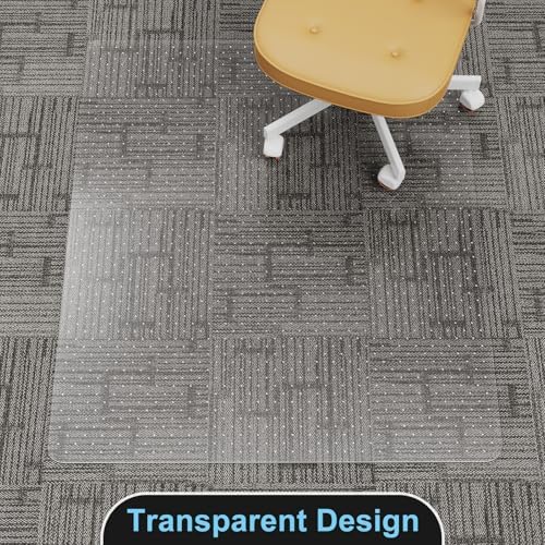 Office Chair Mat for Carpet, 2 Pack, 40" x 48" Heavy Duty PET Desk ...