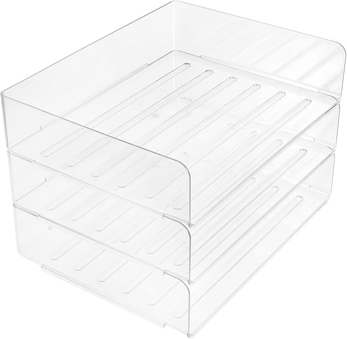 SUPVOX Desk Organizer Tray Stackable Letter File Holder Desktop Storage by SUPVOX