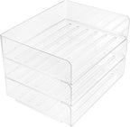SUPVOX Desk Organizer Tray Stackable Letter File Holder Desktop Storage by SUPVOX