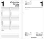 AT-A-GLANCE 2025 Desk Calendar Refill, Daily, 4-1/2" x 8", Large, Loose-Leaf (E2105025)