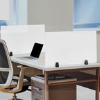Desk Divider, 30 x 18 inch Acrylic Desk Privacy Panels, Privacy Desk Screen - Image 2