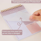 Thboxes 2 Packs To Do List Notepad, Total 208 Pages To Do List Notebook A5 - Image 3