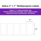 AveneMark 24 Rolls 2" x 1" Direct Thermal Labels - Image 3