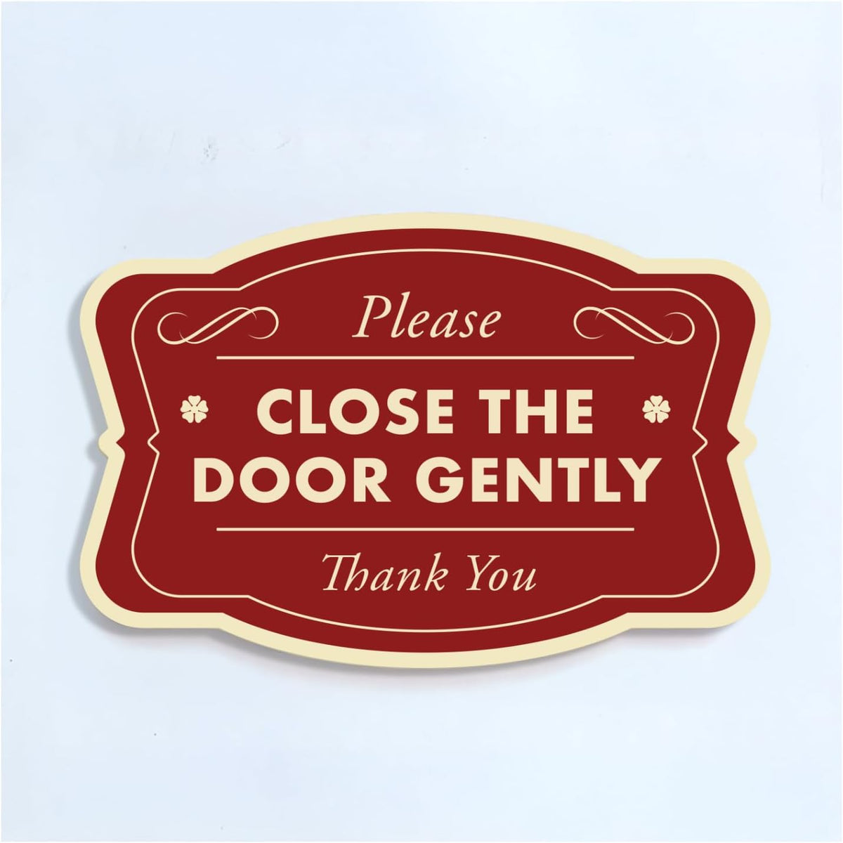 SPEEDYORDERS Custom Red Aluminum Sign, 18x12 In, Vintage Style, Weatherproof