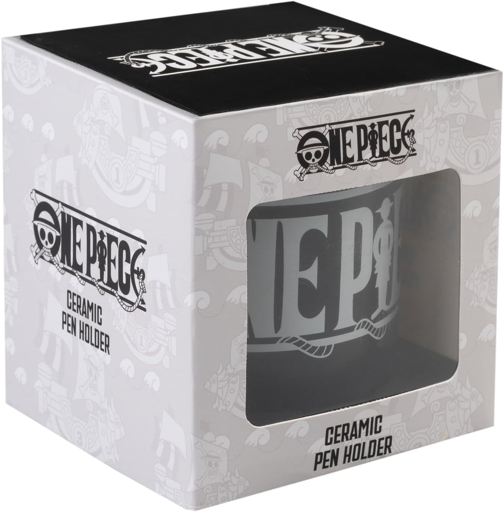 Grupo Erik One Piece Pen Holder for Desk - Anime Gifts, Manga Merch | Ceramic Pen Pot, Pencil Pot, Pencil Holder, Desk Organiser - Anime Stationery Gifts under 15 Pounds