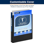 Basic 1-inch 3 Ring Binder -1'' Binders - Image 3