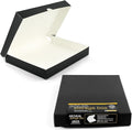 Lineco 9x12 Black Clamshell Archival Folio Storage Box, Acid-Free by Lineco