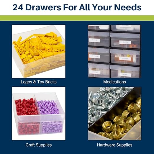 Akro-Mils 24-Drawer Plastic Drawer Storage Cabinet - Image 5