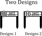 Personalized Metal Adress Sign - Image 2