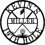 Personalized Golf Sign Custom Golf Name Sign Golf Wall Decor Golf Gifts by HYTSIGN