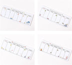 Weekly Organizer Long Strip Planner Notebook Pads Random Patterns - Image 7