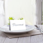 10 Pack Silver Reserved Table Signs - Image 3