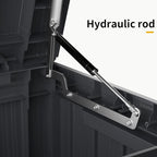 Decksplore 100 Gallon Outdoor Storage Box Waterproof, Lockable Resin Deck Box - Image 6