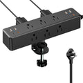 desk clamp power strip 10ft, acozvin 40w total, main product view