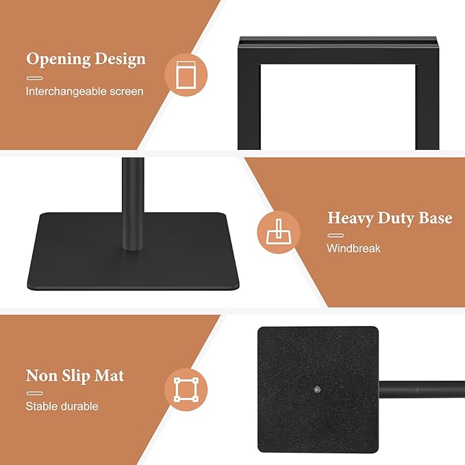 Relx Standing Sign Holder 11 x 17, Adjustable Pedestal Sign Stand, Double-sided - Image 5